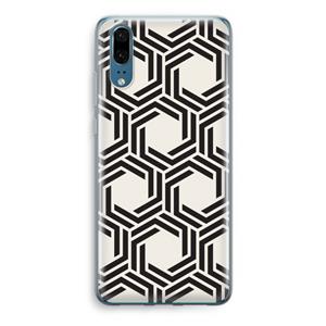 CaseCompany Geometrisch patroon: Huawei P20 Transparant Hoesje