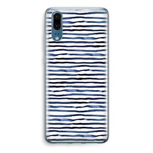 CaseCompany Verrassende lijnen: Huawei P20 Transparant Hoesje