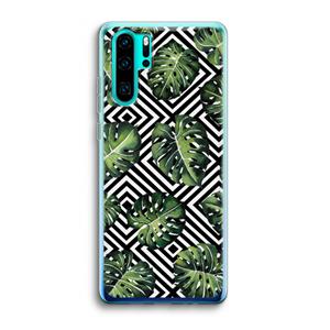 CaseCompany Geometrische jungle: Huawei P30 Pro Transparant Hoesje