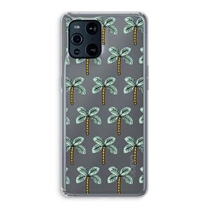 CaseCompany Paradise: Oppo Find X3 Pro Transparant Hoesje