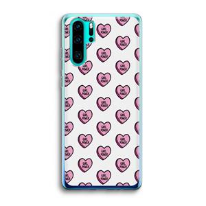 CaseCompany GIRL POWER: Huawei P30 Pro Transparant Hoesje