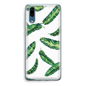 CaseCompany Lange bladeren: Huawei P20 Transparant Hoesje