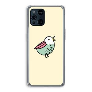 CaseCompany Birdy: Oppo Find X3 Pro Transparant Hoesje