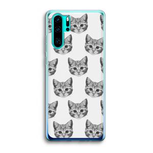 CaseCompany Kitten: Huawei P30 Pro Transparant Hoesje