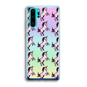 CaseCompany Musketon Unicorn: Huawei P30 Pro Transparant Hoesje