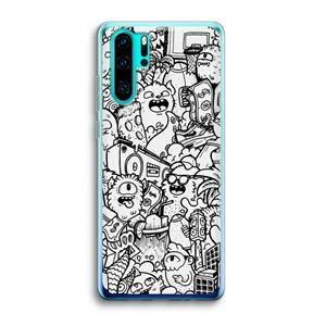 CaseCompany Vexx City #2: Huawei P30 Pro Transparant Hoesje