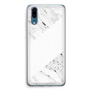 CaseCompany Biggest stripe: Huawei P20 Transparant Hoesje