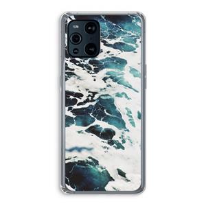 CaseCompany Golven: Oppo Find X3 Pro Transparant Hoesje