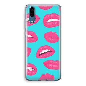 CaseCompany Bite my lip: Huawei P20 Transparant Hoesje