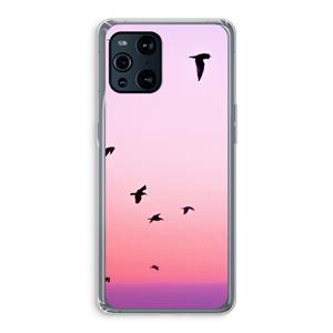 CaseCompany Fly away: Oppo Find X3 Pro Transparant Hoesje