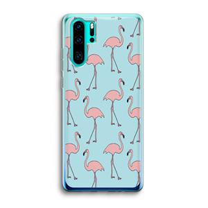 CaseCompany Anything Flamingoes: Huawei P30 Pro Transparant Hoesje