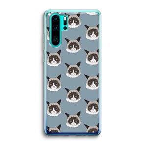 CaseCompany It's a Purrr Case: Huawei P30 Pro Transparant Hoesje