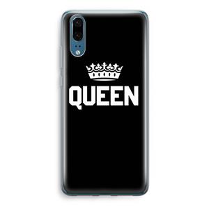 CaseCompany Queen zwart: Huawei P20 Transparant Hoesje