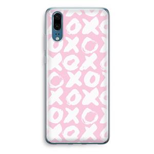 CaseCompany XOXO: Huawei P20 Transparant Hoesje