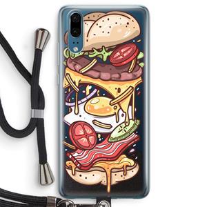 CaseCompany Diet Coke Please: Huawei P20 Transparant Hoesje met koord