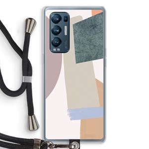 CaseCompany Lindo: Oppo Find X3 Neo Transparant Hoesje met koord