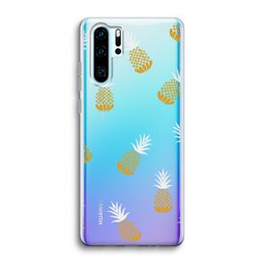 CaseCompany Ananasjes: Huawei P30 Pro Transparant Hoesje