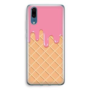 CaseCompany Ice cream: Huawei P20 Transparant Hoesje