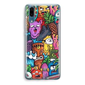 CaseCompany Vexx Mixtape: Huawei P20 Transparant Hoesje