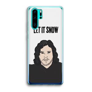 CaseCompany Let It Snow: Huawei P30 Pro Transparant Hoesje