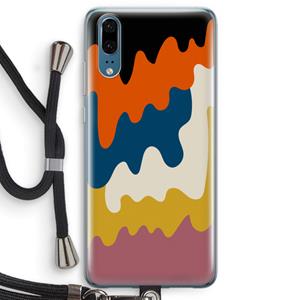 CaseCompany Baar A: Huawei P20 Transparant Hoesje met koord