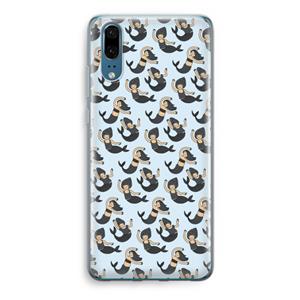 CaseCompany Zeemeermin: Huawei P20 Transparant Hoesje