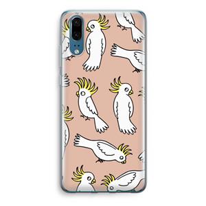 CaseCompany Papegaai: Huawei P20 Transparant Hoesje