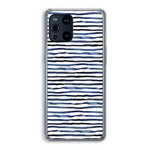 CaseCompany Verrassende lijnen: Oppo Find X3 Pro Transparant Hoesje