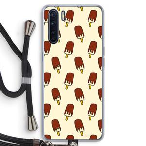 CaseCompany Yummy: Oppo A91 Transparant Hoesje met koord