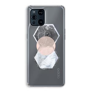 CaseCompany Creatieve toets: Oppo Find X3 Pro Transparant Hoesje