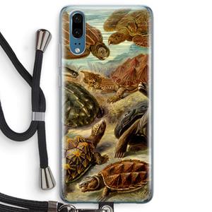 CaseCompany Haeckel Chelonia: Huawei P20 Transparant Hoesje met koord
