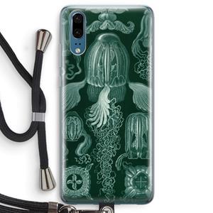 CaseCompany Haeckel Cubomedusae: Huawei P20 Transparant Hoesje met koord