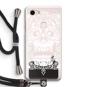 CaseCompany Seek & Destroy: Pixel 3 Transparant Hoesje met koord