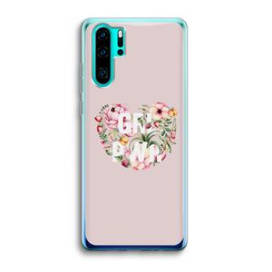 CaseCompany GRL PWR Flower: Huawei P30 Pro Transparant Hoesje