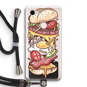 CaseCompany Diet Coke Please: Pixel 3 Transparant Hoesje met koord