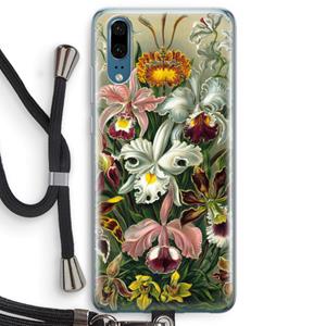CaseCompany Haeckel Orchidae: Huawei P20 Transparant Hoesje met koord