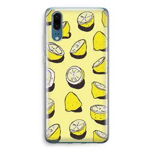 CaseCompany When Life Gives You Lemons...: Huawei P20 Transparant Hoesje