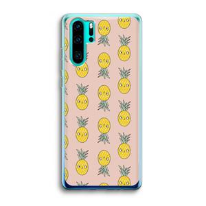 CaseCompany Ananas: Huawei P30 Pro Transparant Hoesje