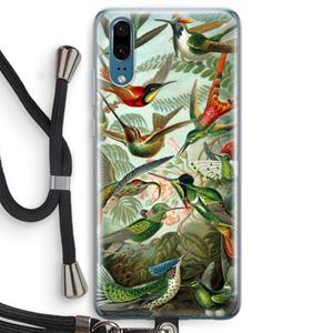 CaseCompany Haeckel Trochilidae: Huawei P20 Transparant Hoesje met koord