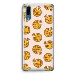 CaseCompany You Had Me At Pizza: Huawei P20 Transparant Hoesje