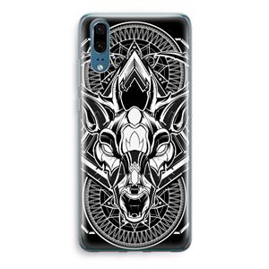 CaseCompany Oh Deer: Huawei P20 Transparant Hoesje