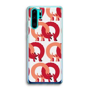 CaseCompany Dogs: Huawei P30 Pro Transparant Hoesje
