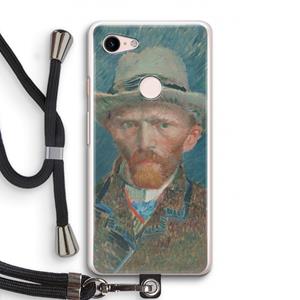 CaseCompany Van Gogh: Pixel 3 Transparant Hoesje met koord