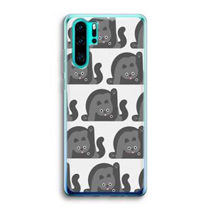 CaseCompany Cats: Huawei P30 Pro Transparant Hoesje