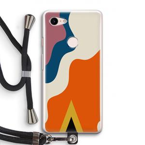 CaseCompany Noor A: Pixel 3 Transparant Hoesje met koord