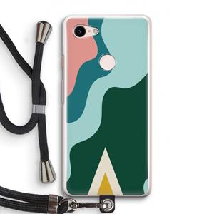 CaseCompany Noor B: Pixel 3 Transparant Hoesje met koord
