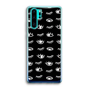 CaseCompany Eye pattern #3: Huawei P30 Pro Transparant Hoesje