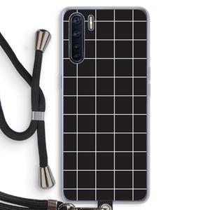 CaseCompany Rooster 2: Oppo A91 Transparant Hoesje met koord