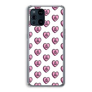 CaseCompany GIRL POWER: Oppo Find X3 Pro Transparant Hoesje