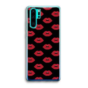 CaseCompany Lips: Huawei P30 Pro Transparant Hoesje